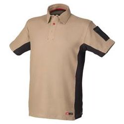 POLO ALGODON STRETCH BEIGE