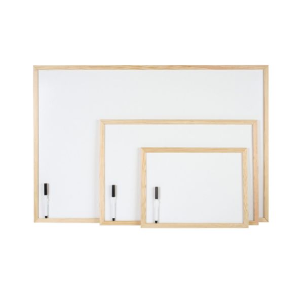 Tablero pizarra blanca.