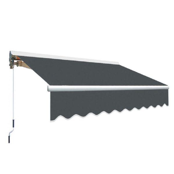 Toldo extensible de pared.